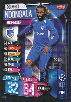 Dieumerci Ndongala KRC Genk 2019/20 Topps Match Attax CL #GEN8